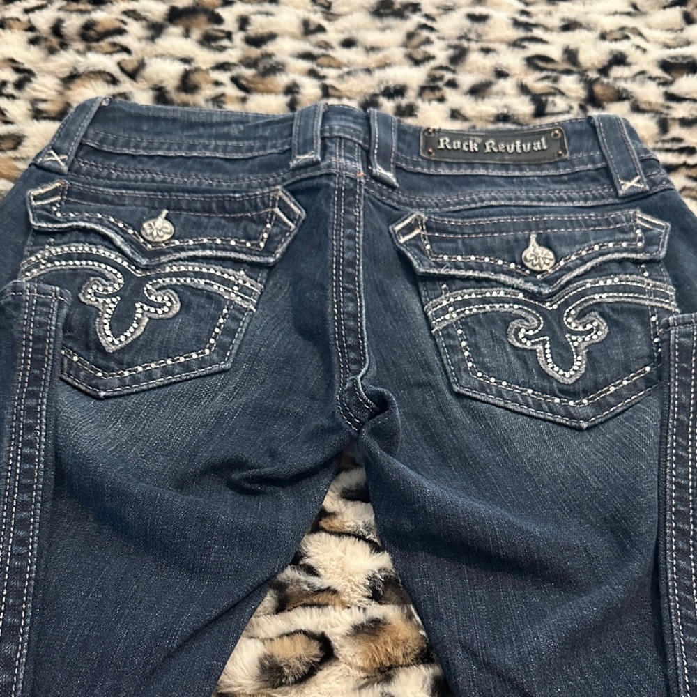 Rock Revival Women's Dark Blue Boot Cut Jeans